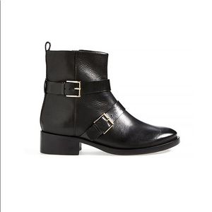 Tory Burch Riley Leather Moto Boot